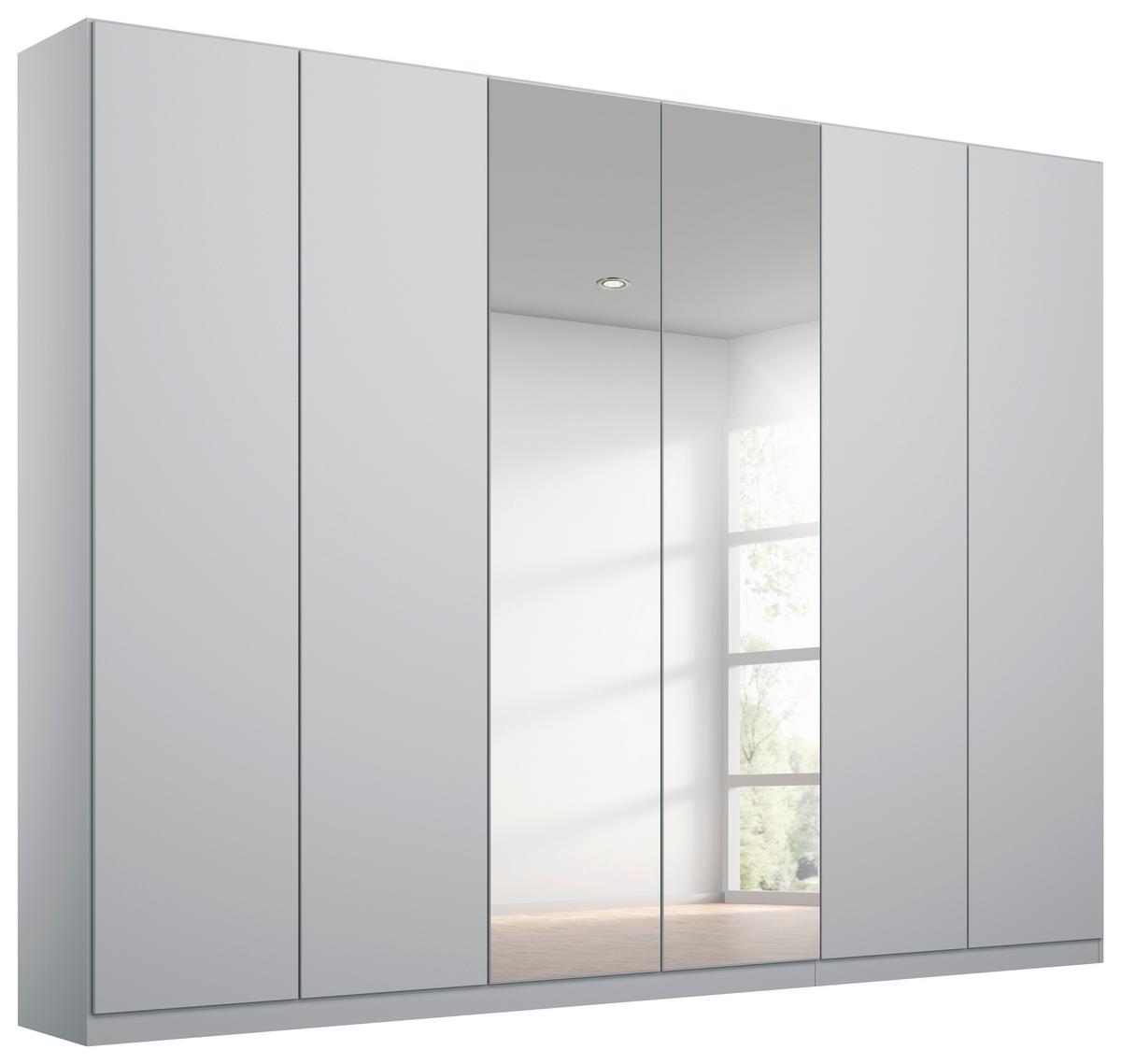 DULAP USI ROTATIVE ALABAMA - argintiu/gri deschis, Modern, material pe bază de lemn (271/229/54cm) - Modern Living