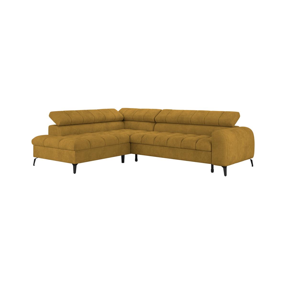 Kutna Garnitura Volf - crna/terakota, Trend, tekstil/metal (203/261cm)