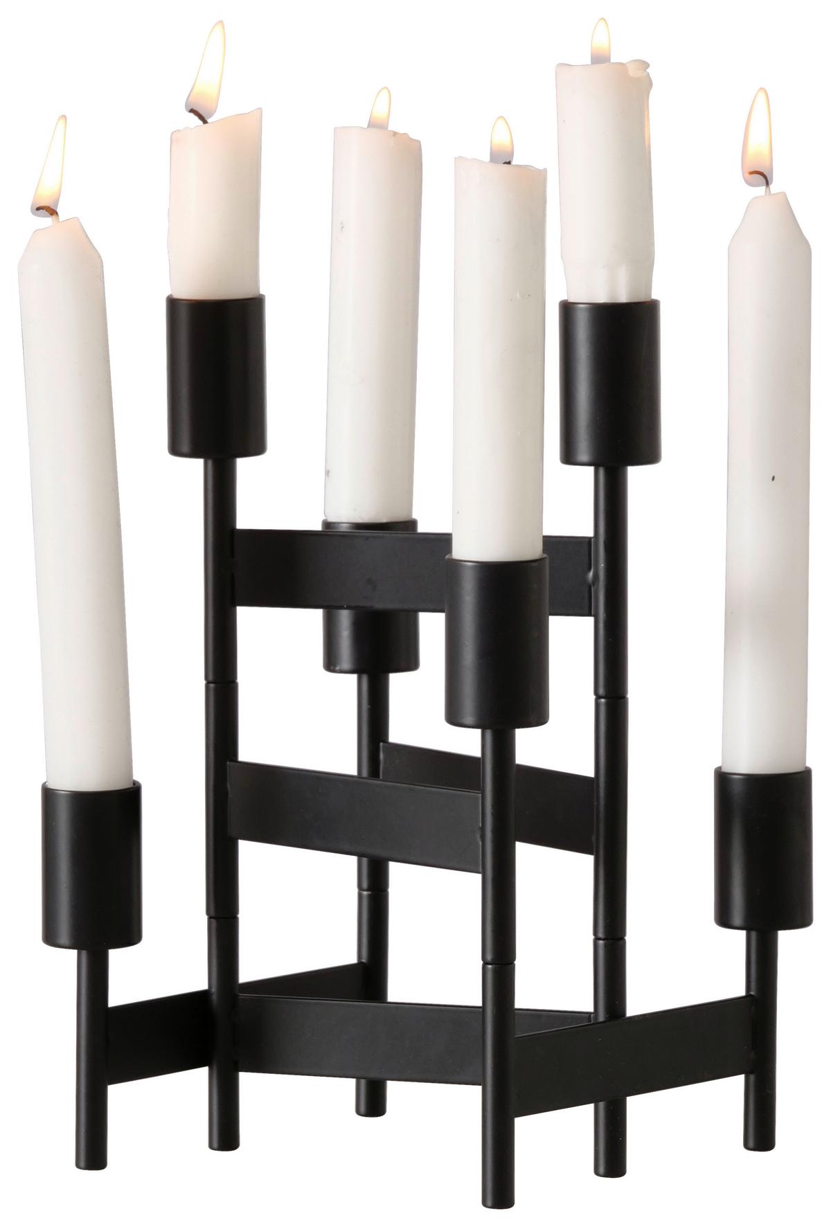 Stabkerze Diana Weiß, 2er Set - Weiß, KONVENTIONELL (2,8/26,5cm) - Mömax