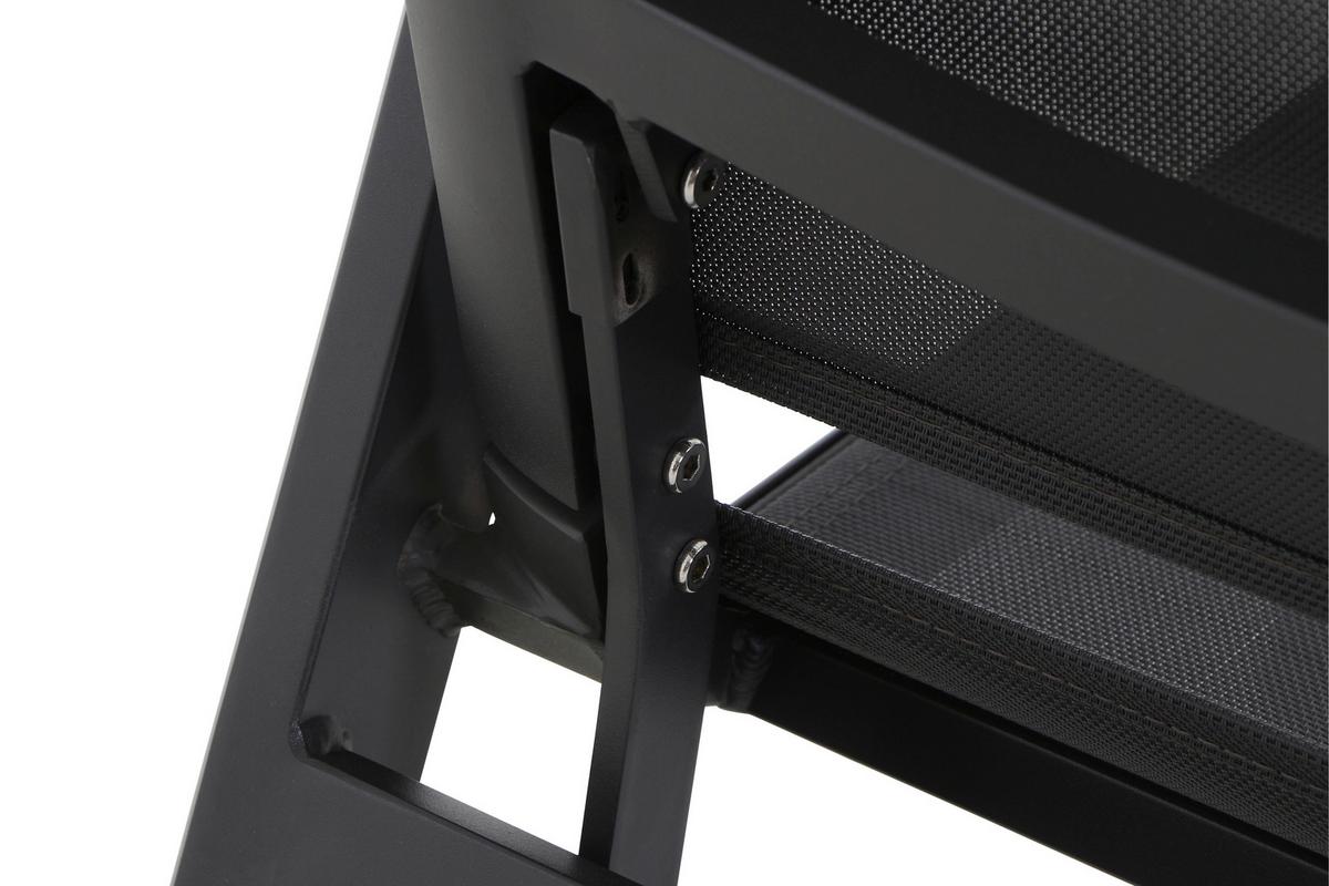 Loungesessel J04048 Anthrazit - Dunkelgrau/Anthrazit, Basics, Kunststoff/Textil (72,5/99/82,5cm) - Siena Garden