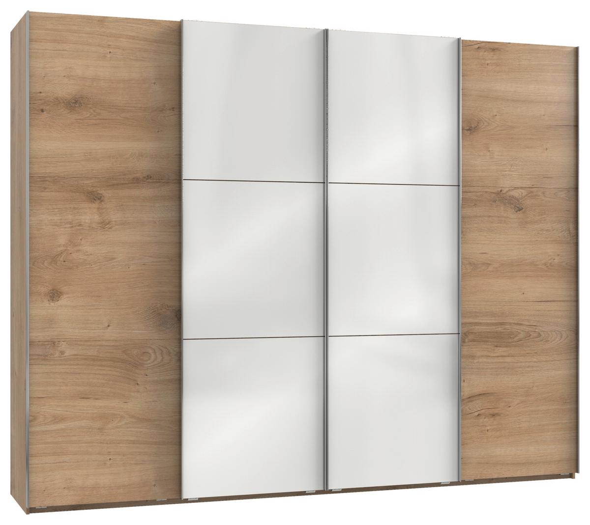 Ormar  S Kliznim Vratima Level 36c - bijela/boje hrasta, Moderno, drvni materijal (300/236/65cm) - Modern Living