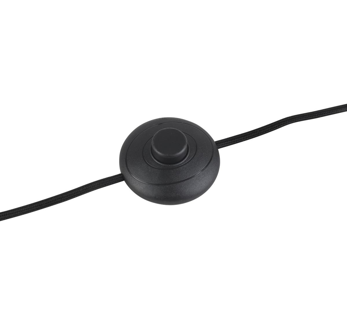 LAMPA STOJĄCA LED MARGE - czarny/biały, Modern, tworzywo sztuczne/metal (40/159cm) - Bessagi Home