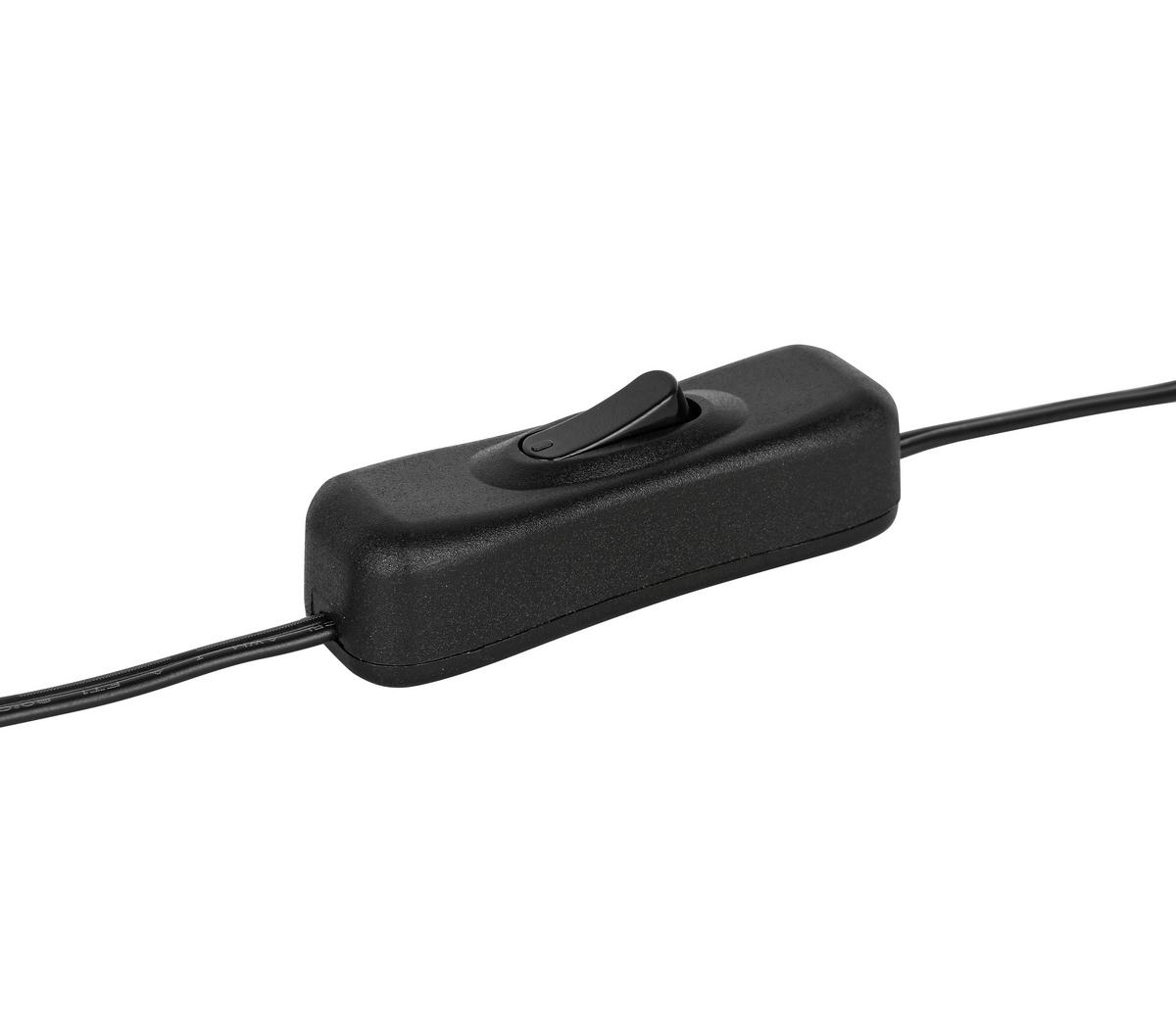 Namizna Led-svetilka Zuri - barve niklja/črna, Romantika, kovina/umetna masa (15/30cm) - Mömax