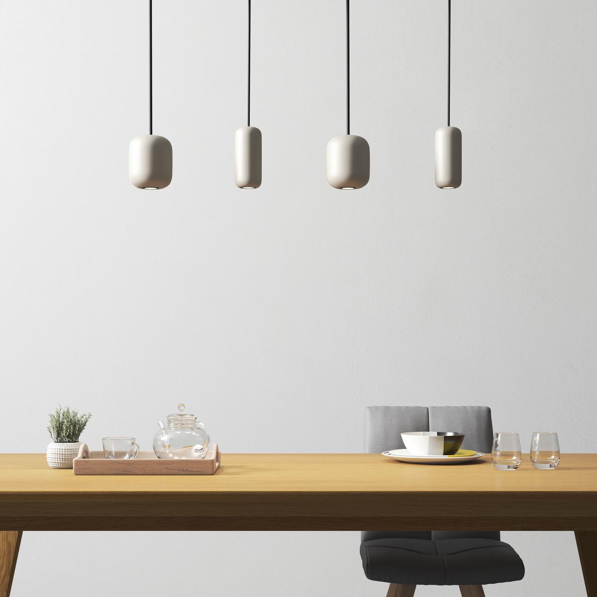 LAMPA WISZĄCA 70147A41 PARIS - kolor piaskowy, Basics, metal (90/12,5/150cm) - Brilliant