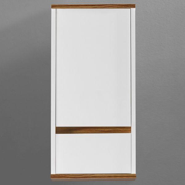 Oberschrank Weiß/Kieferfarben 'Franca' - Weiß/Kieferfarben, MODERN, Holz (30/62/19cm) - Bessagi Home