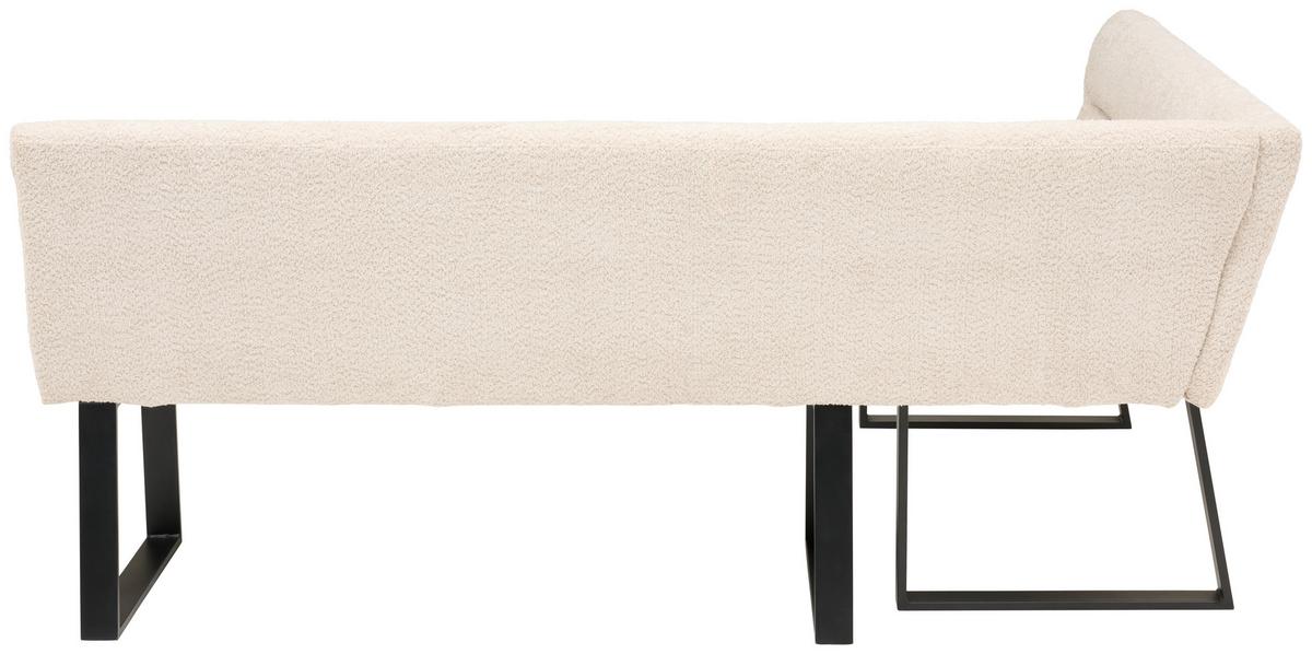 ŁAWKA NAROŻNA KEA - beżowy/czarny, Konventionell, metal/tkanina (150/190cm) - MID.YOU