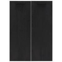 Türenset in Schwarz - Schwarz, MODERN, Holzwerkstoff/Metall (75/105/2cm) - Mömax