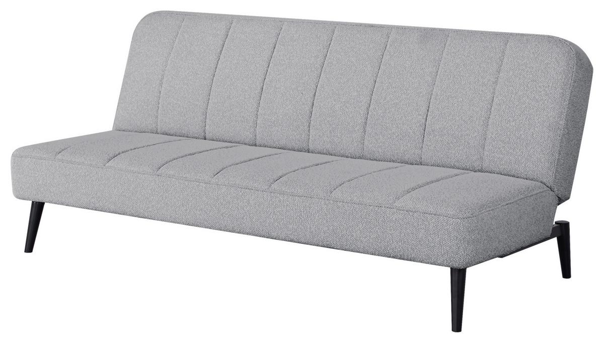 Zofa Lino, Posteljna Funkcija, Siva - siva/črna, Design, tekstil/les (192/82/90cm) - Livetastic