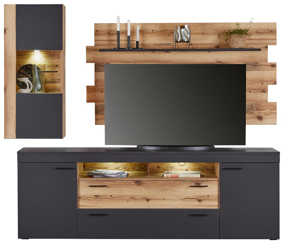 Zidna Polica Henry - Moderno, drvni materijal (160/90/20,2cm) - Mömax