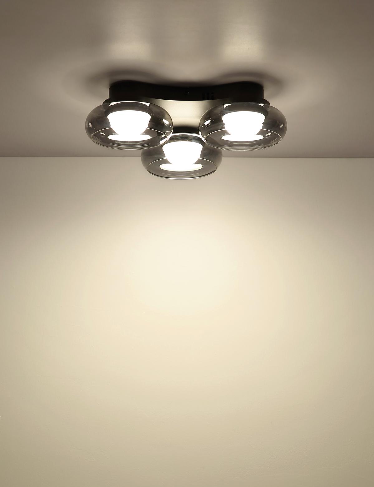 Led Stropna Svjetiljka Carlene - Design (50/10cm) - Globo