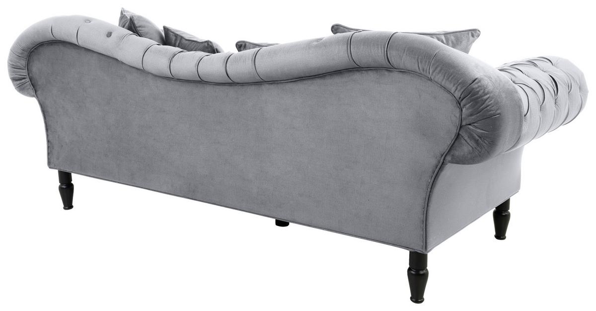 CANAPEA CU 3 LOCURI CUPIDO - gri, Design, textil (242/91/104cm) - Mömax