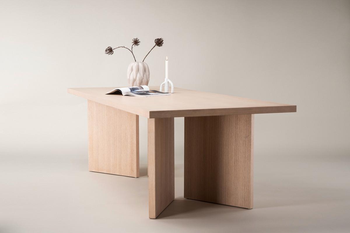 Esstisch Bassholmen ca. 240x100x74 cm Beige - Beige, Design, Holz/Holzwerkstoff (240/100/74cm) - Livetastic