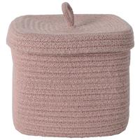 Korb Romy Rosa ca. 5,5 l - Rosa, KONVENTIONELL, Kunststoff/Textil (21/18/21cm) - Mömax