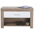 Klop S Predalom Malta - črna/bela, Moderno, umetna masa (80/49/36cm) - Mömax modern living Klop S Predalom Malta - črna/bela, Moderno, umetna masa (80/49/36cm) - Mömax modern living
