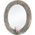 Spiegel Karmen - Silberfarben, MODERN, Glas/Metall (43/5,5/54cm) - Mömax modern living
