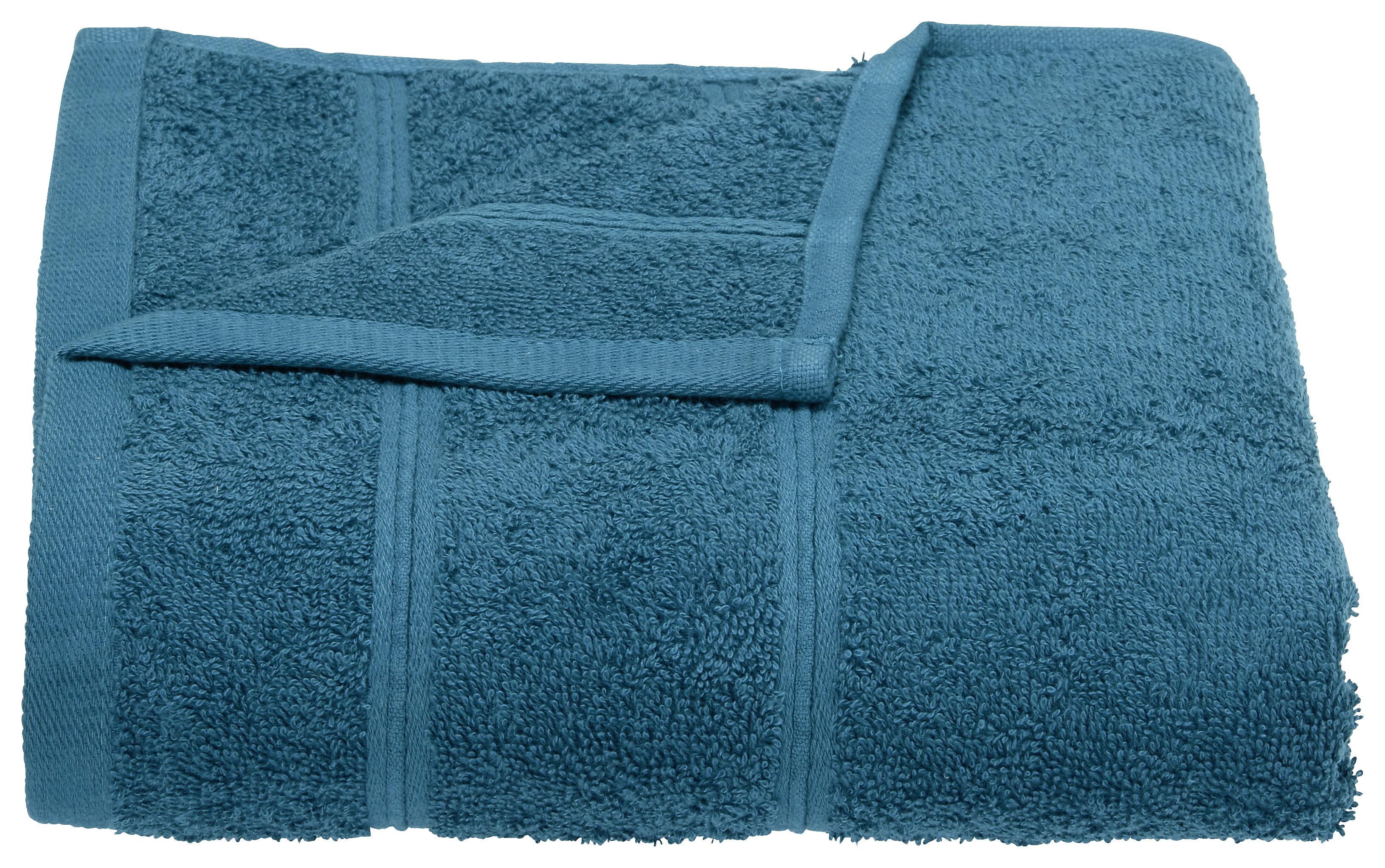 HANDDUK MELANIE -AKT- - petrol, textil (50/100cm) - Modern Living