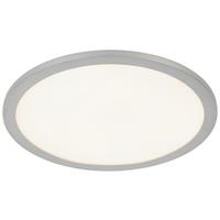 LED-Deckenleuchte Imo in Silberfarben max. 16 Watt - Silberfarben, Romantik / Landhaus, Kunststoff/Metall (30/5cm) - Modern Living
