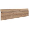 Uzglavlje Level - boje hrasta/boje kroma, Moderno, drvni materijal (188/50/5cm)
