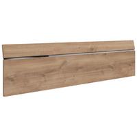 Uzglavlje Level - boje hrasta/boje kroma, Moderno, drvni materijal (188/50/5cm)