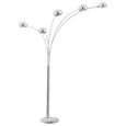 Lampadar Turle - culoare crom, Modern, metal (130/200cm) - Modern Living Lampadar Turle - culoare crom, Modern, metal (130/200cm) - Modern Living