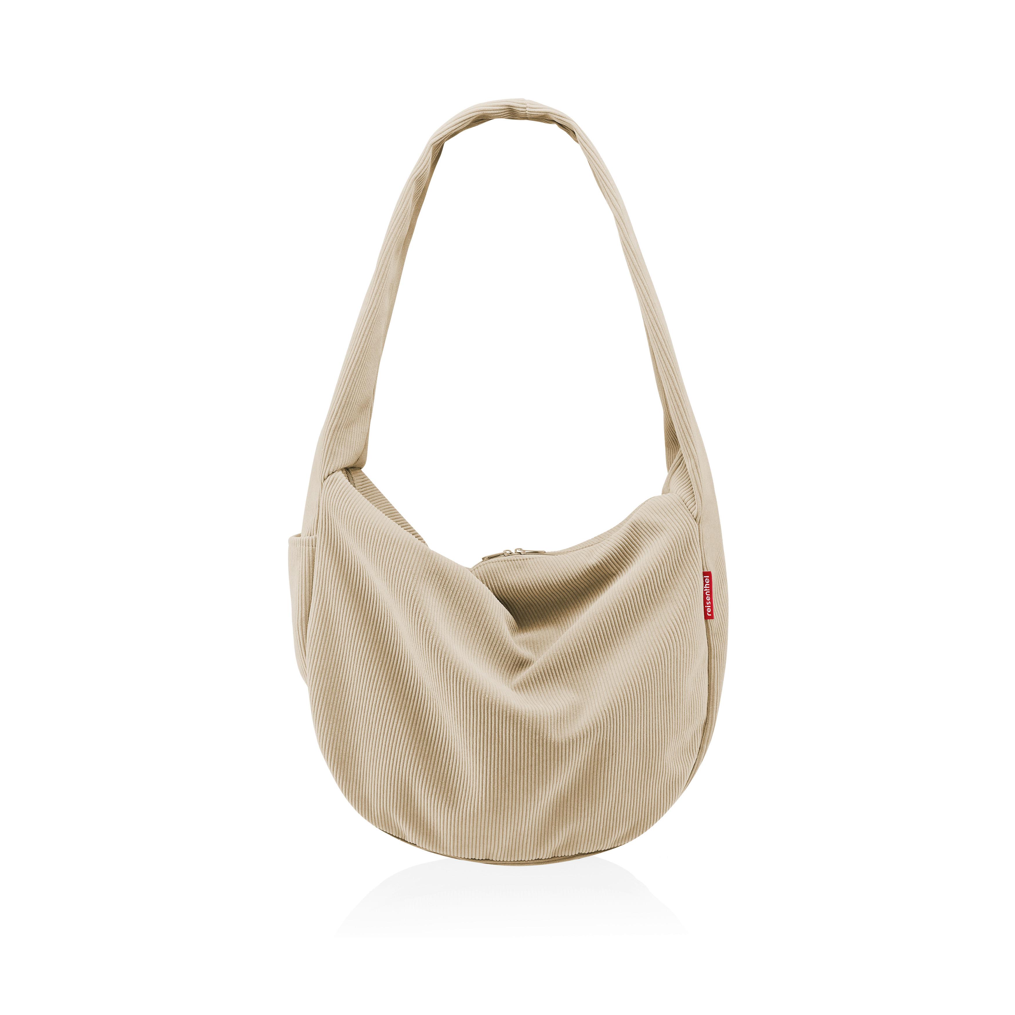 TORBA SHOPPER MOONBAG CORD SAND - kolor piaskowy, Basics, tkanina (48/33/14cm) - Reisenthel