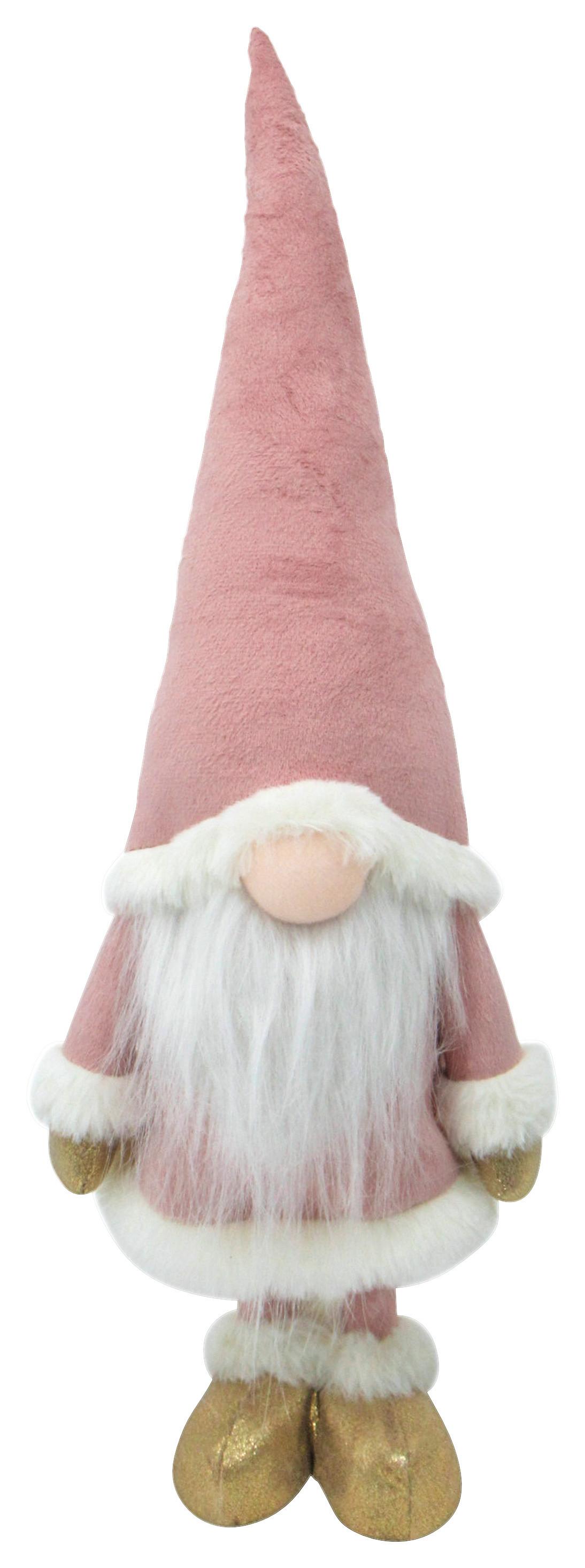 Manó Eddy - pink/fehér, Konventionell, kő/textil (15/45/11cm) - Mömax