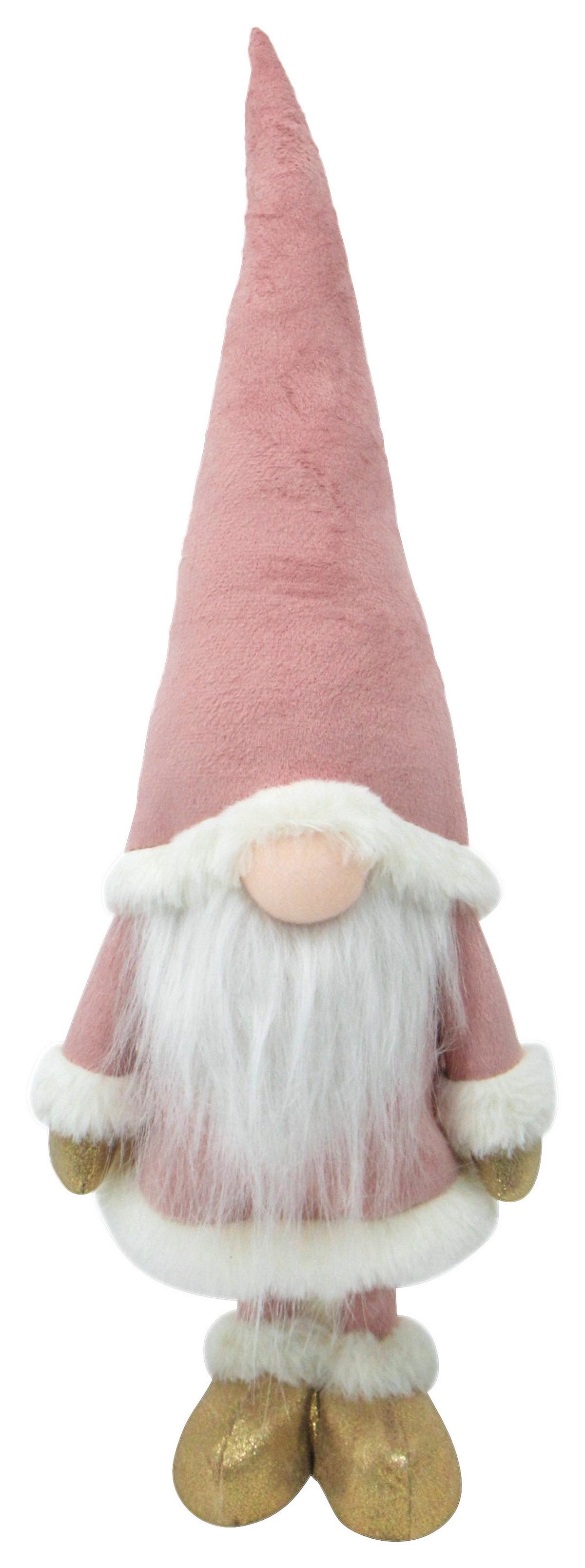 Manó Eddy - pink/fehér, Konventionell, kő/textil (15/45/11cm) - Mömax