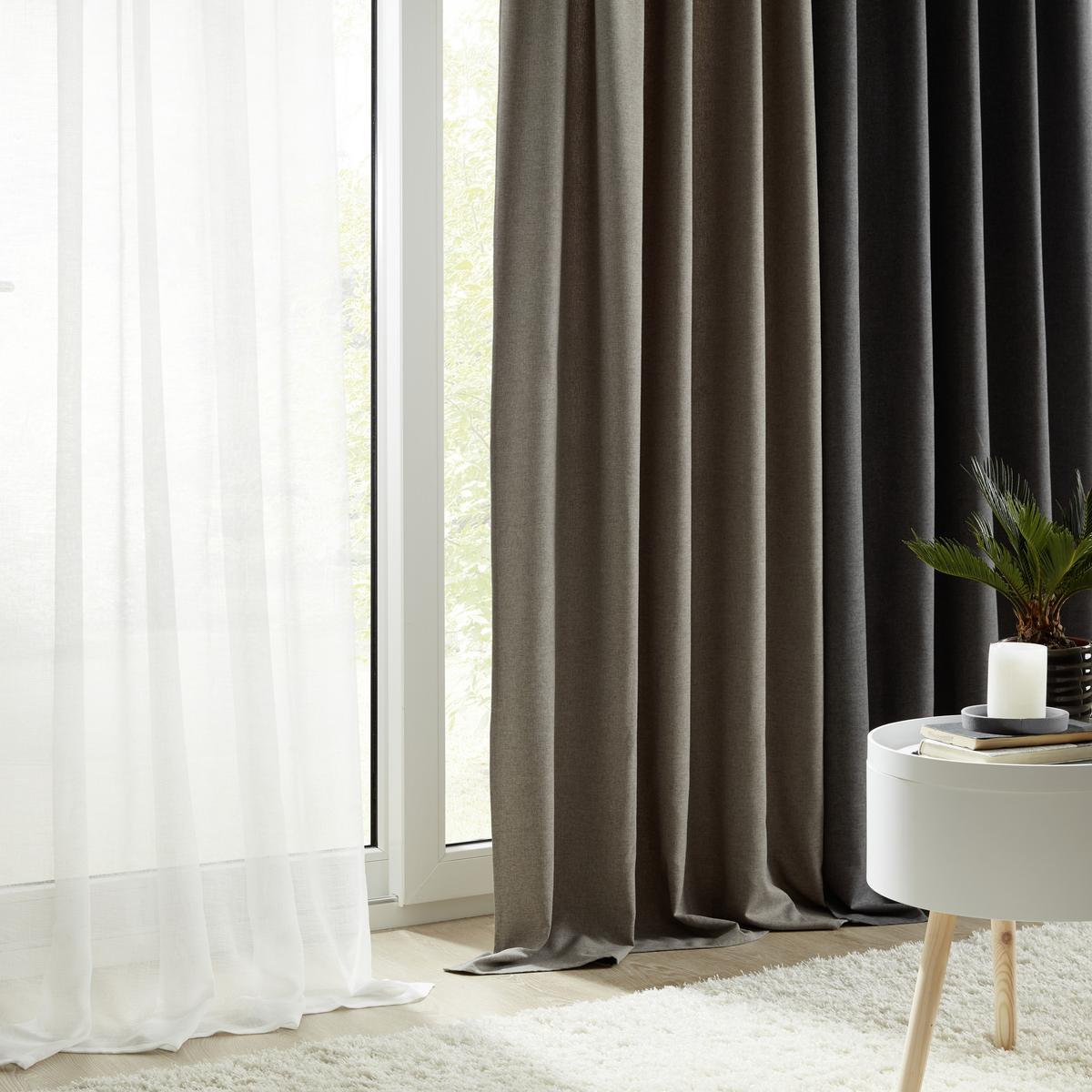 Készfüggöny Ulrich 135/245cm - szürke, textil (135/245cm) - Modern Living