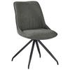 Stuhl Nova Grün - Schwarz/Grün, MODERN, Textil/Metall (51/85/61cm) - Premium Living