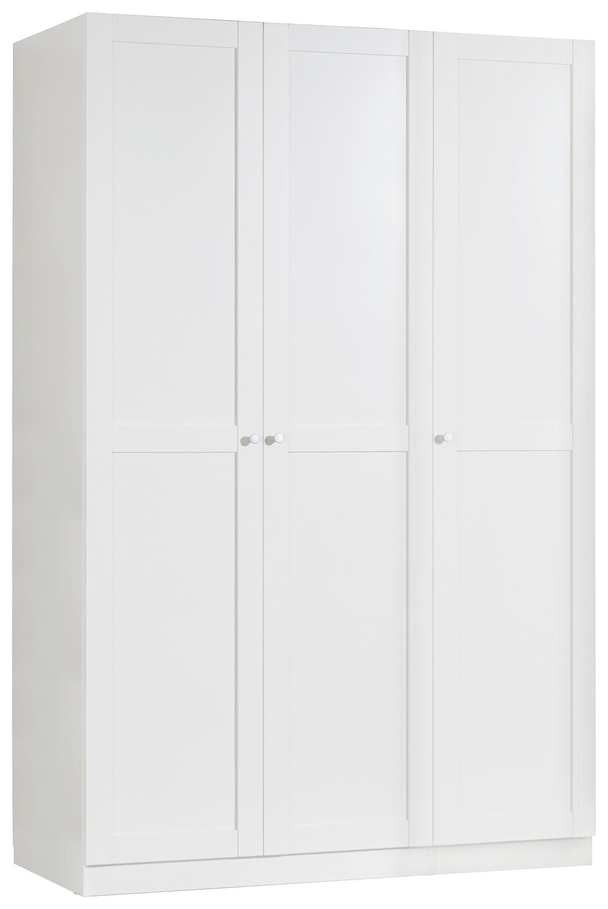 Șifonier Unit - alb, Modern, material pe bază de lemn (136,7/210/58,3cm) - Ondega