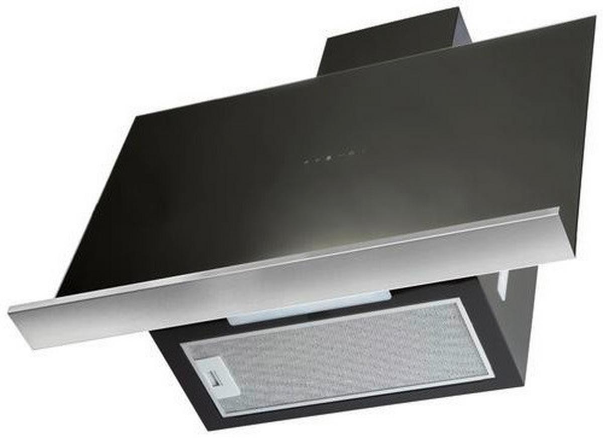 Dunstabzugshaube 101170 Schwarz - Schwarz, LIFESTYLE, Glas/Metall (59,8/84-111,5/26,5cm) - HKT