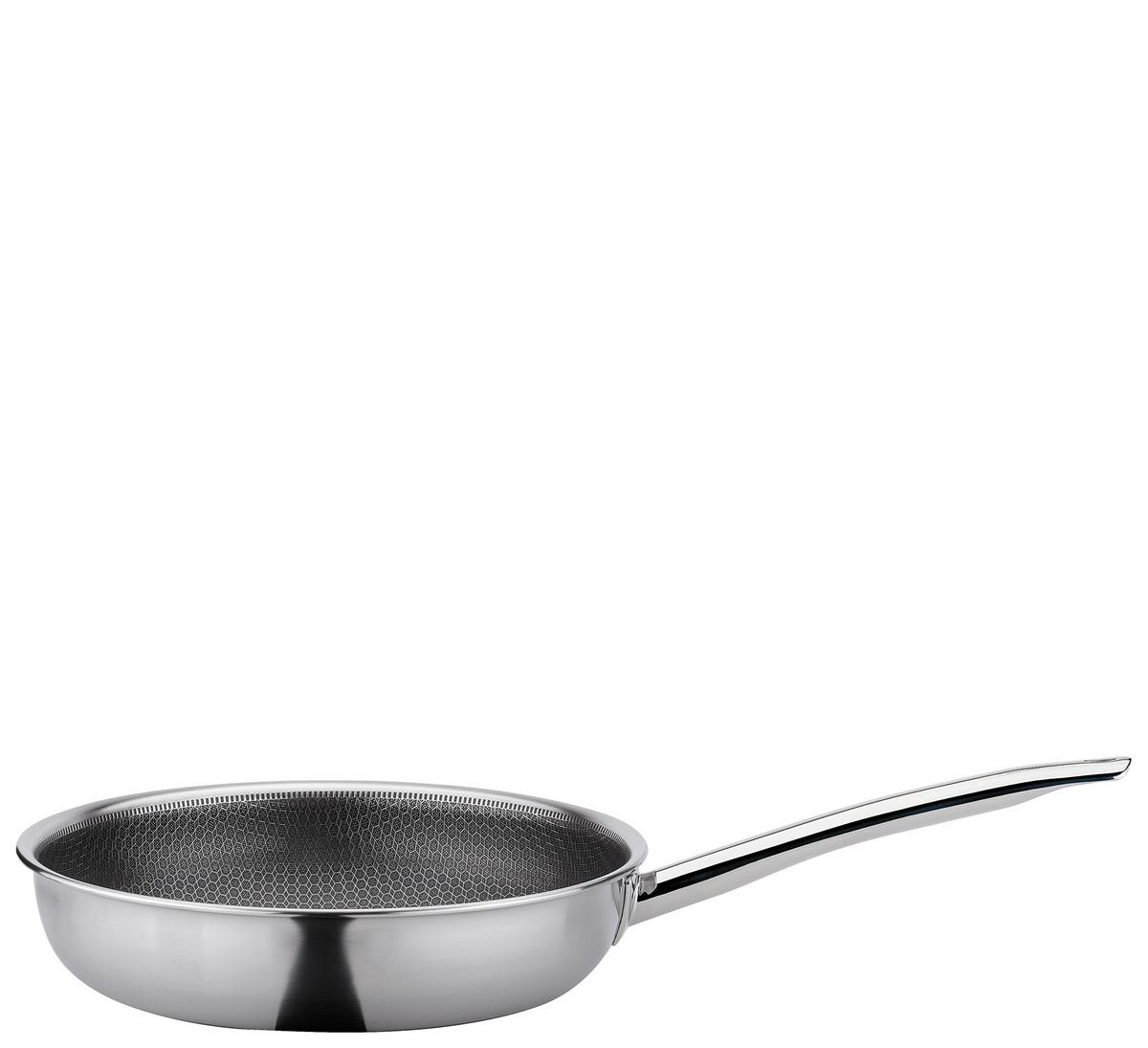 PATELNIA DO SMAŻENIA 1481986028 - kolor stalowy, Basics, metal (28/6,1cm) - Spring