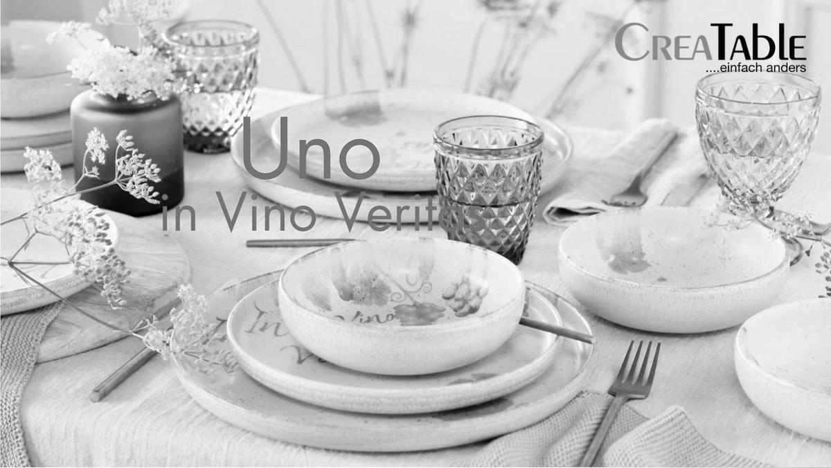 Jedilni Servis Uno In Vino, 12-Delni - večbarvno, Basics, keramika - Creatable