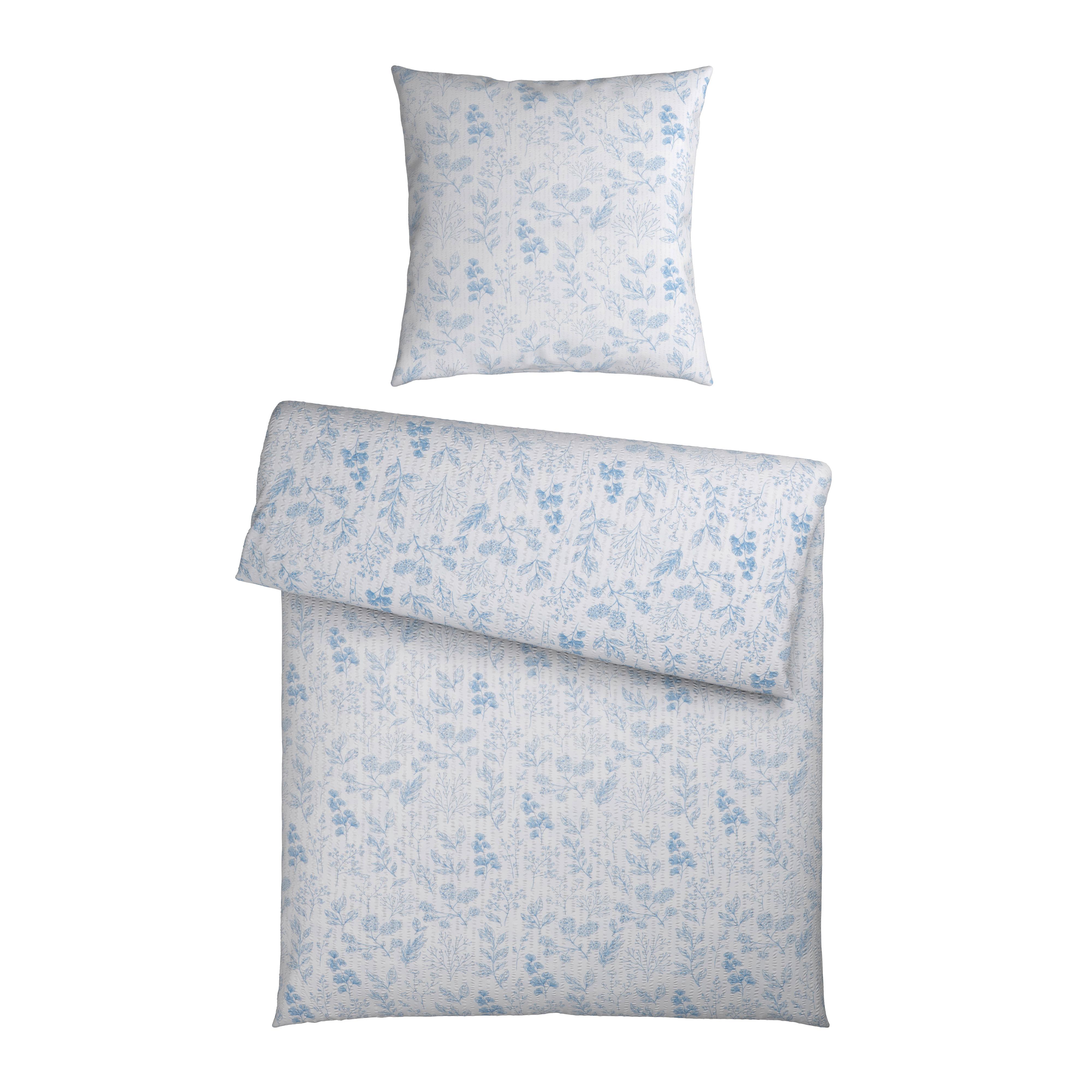 Bettwäsche Paris Hellblau ca. 135x200cm - Hellblau, Textil (135/200cm) - Mömax