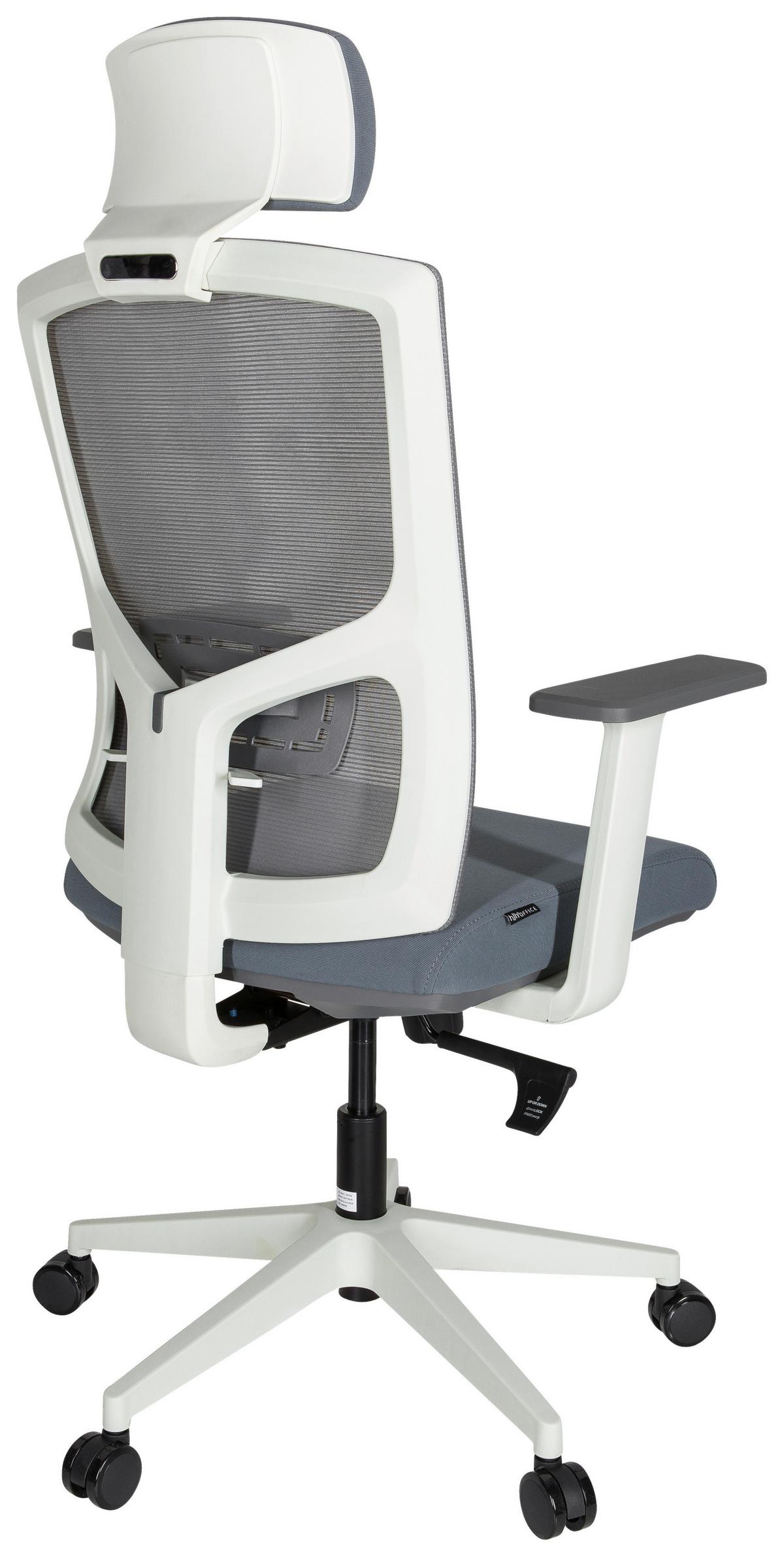 Pisarniški Stol Captivo Base W, Siva - siva/bela, Moderno, umetna masa/tekstil (70/135/58cm) - MID.YOU