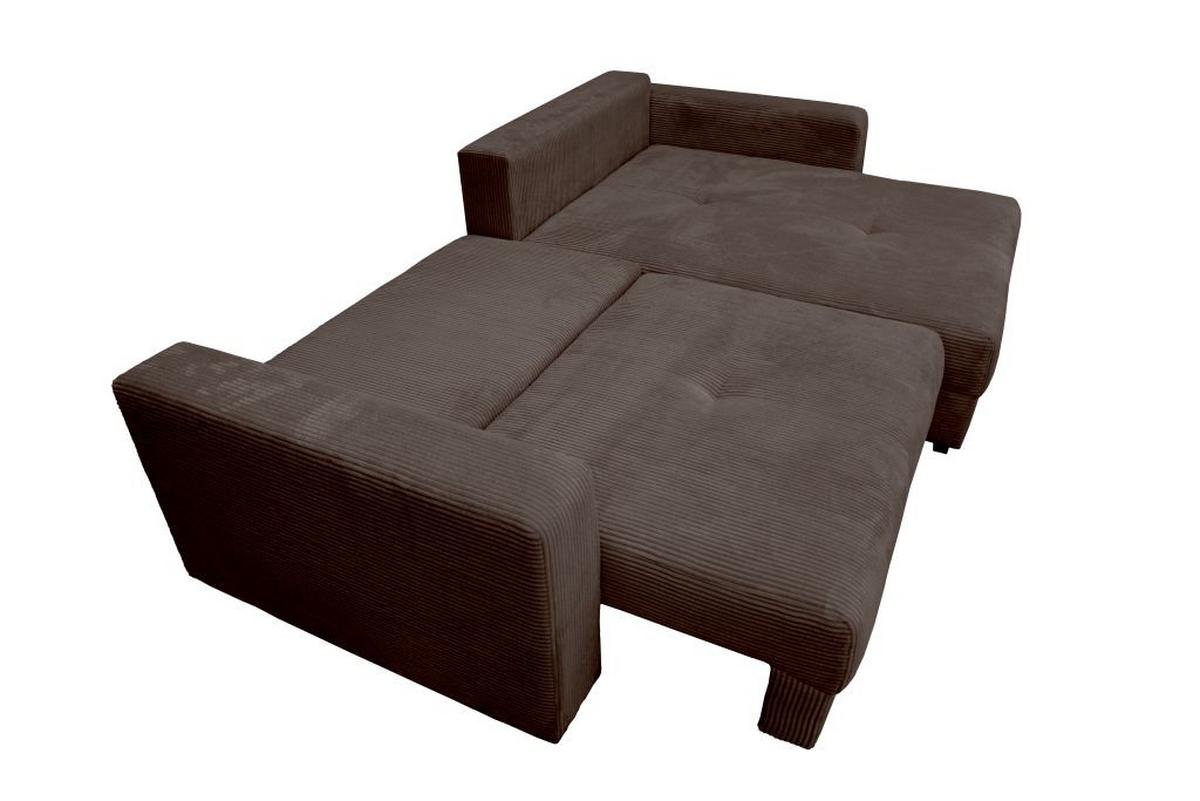 Kutna Garnitura Xela - tamno siva/crna, Moderno, tekstil (265/170cm) - Modern Living