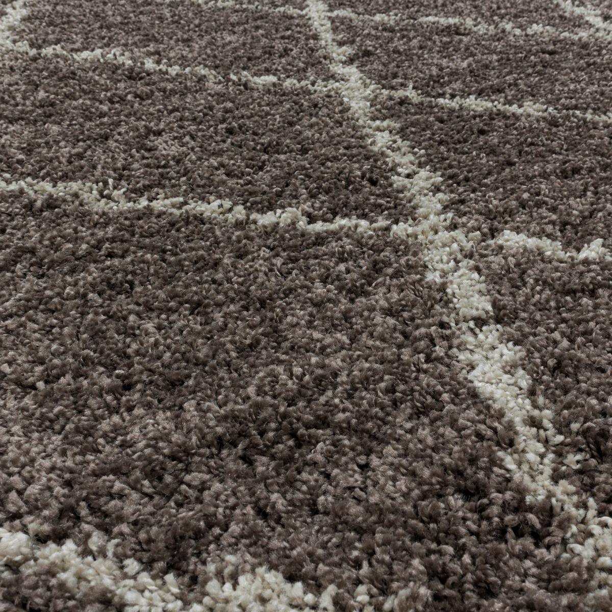 Hochflorteppich Alvor Taupe ca. 280x370cm - Taupe, Basics, Textil (280/370cm)