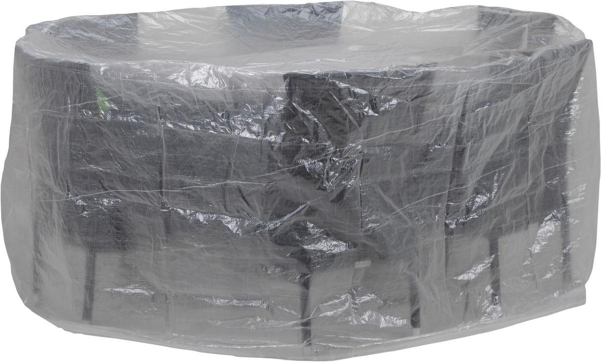 Schutzhülle Abdeckhülle für Sitzgruppe Transparent - Transparent, Basics, Kunststoff (200/95cm) - Mömax