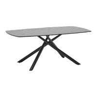 Klubska Miza Blacky - črna, Moderno, kovina/steklo (110/60/45cm) - Mömax