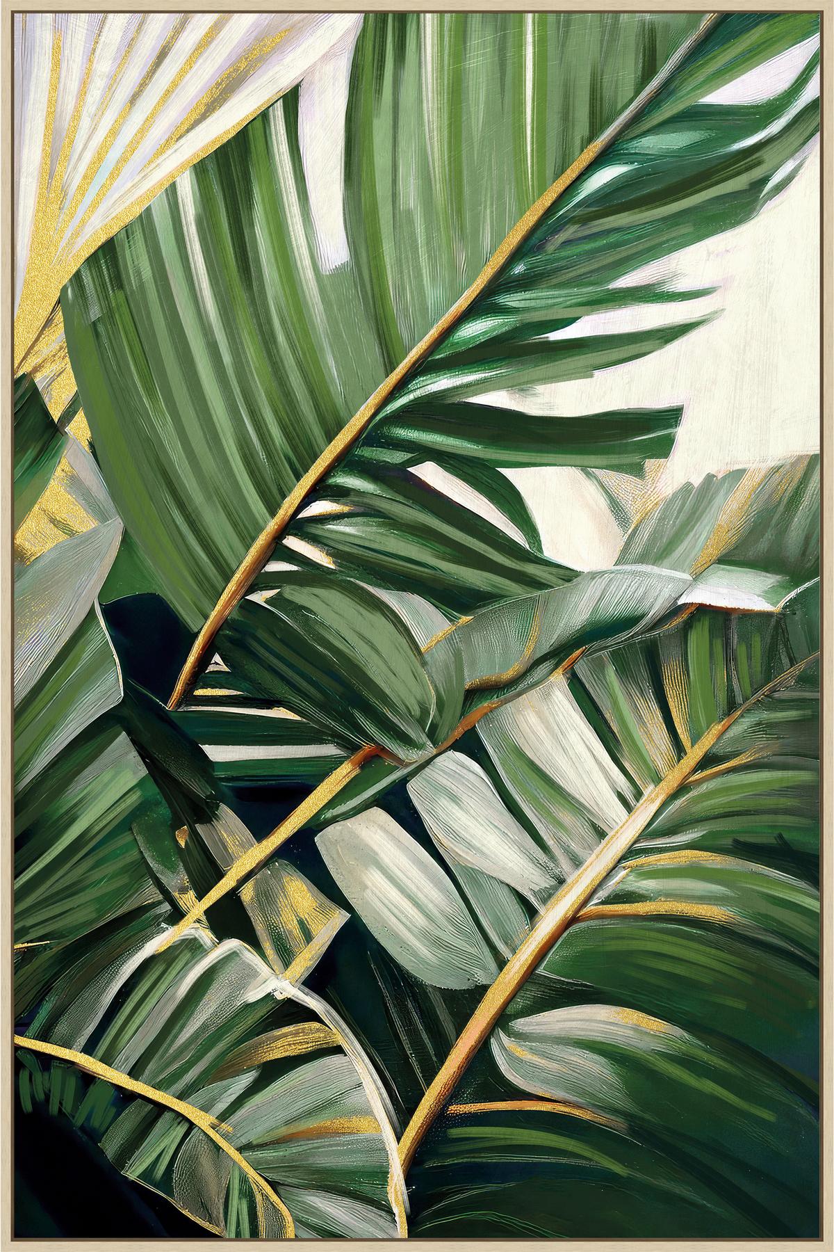 Keilrahmenbild Lotta ca. 60x90cm - Goldfarben/Naturfarben, MODERN, Holzwerkstoff/Kunststoff (60/90cm) - Premium Living