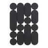 MIROIR MURAL ARCO -TREND- - noir, ROMANTIK / LANDHAUS, métal/matière synthétique (80/120/2,5cm) - Premium Living