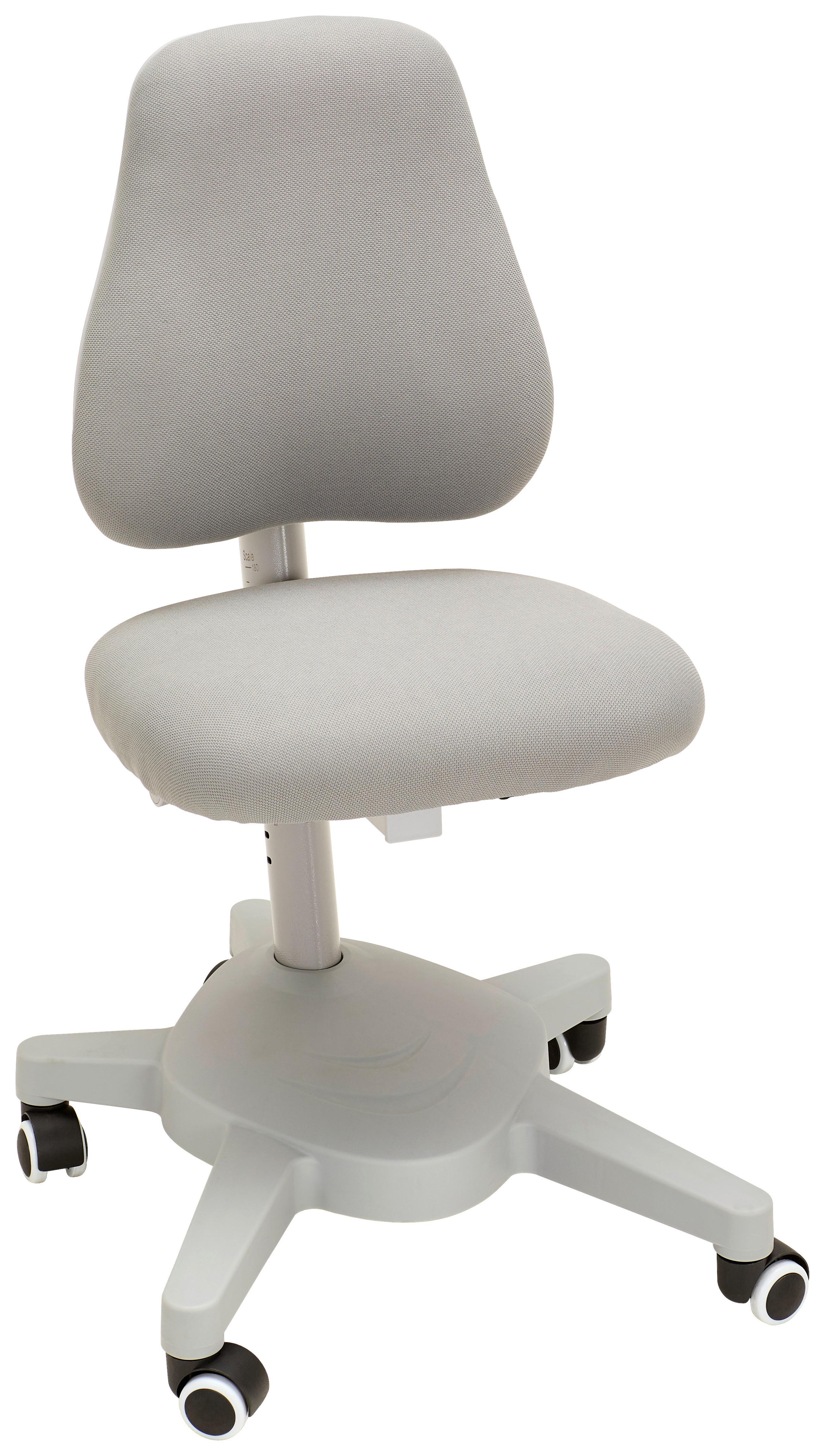 KRZESŁO OBROTOWE MŁODZIEŻOWE STUDY - szary, Konventionell, tworzywo sztuczne/metal (46/90/69cm) - Flexa