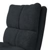 BARHOCKER CAJA - Schwarz, MODERN, Holz/Textil (47/87-107/49cm) - Bessagi Home