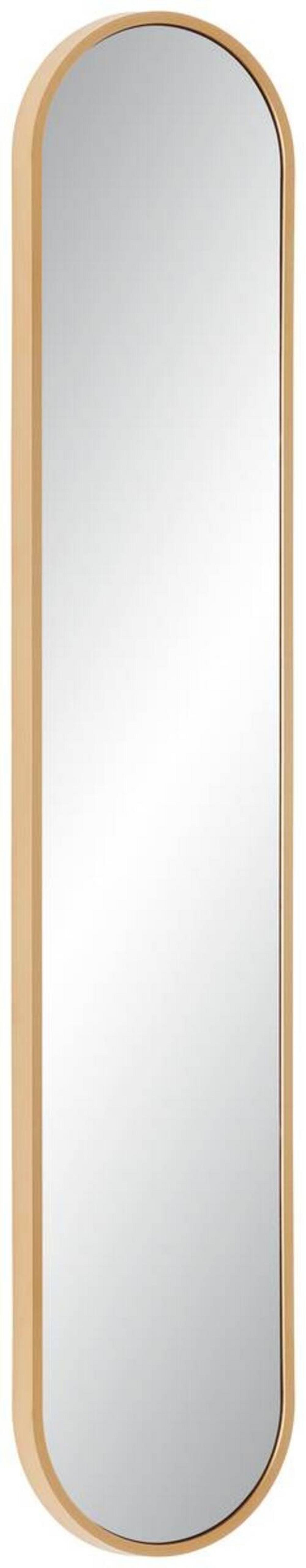 Zidno Ogledalo Moni - zlatne boje, Moderno, staklo/plastika (20/101cm) - Modern Living