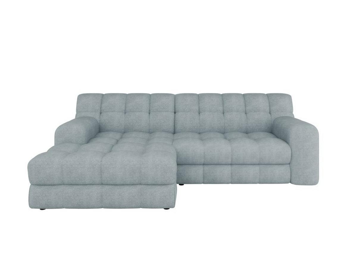 Kutna Garnitura Karl - plavkastosiva/crna, Moderno, tekstil/plastika (169/287cm) - Modern Living