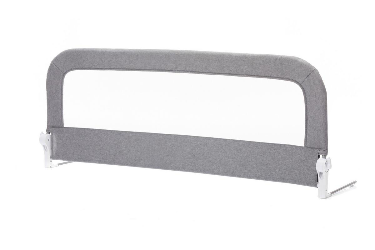 BRAMKA CHRONNA DO ŁÓŻECZKA COMFORT - szary, Basics, metal/tkanina (150/60cm) - My Baby Lou