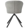 STOL JANA -BASED- - ljusgrå/grå, Lifestyle, metall/textil (55/82/58cm) - Based