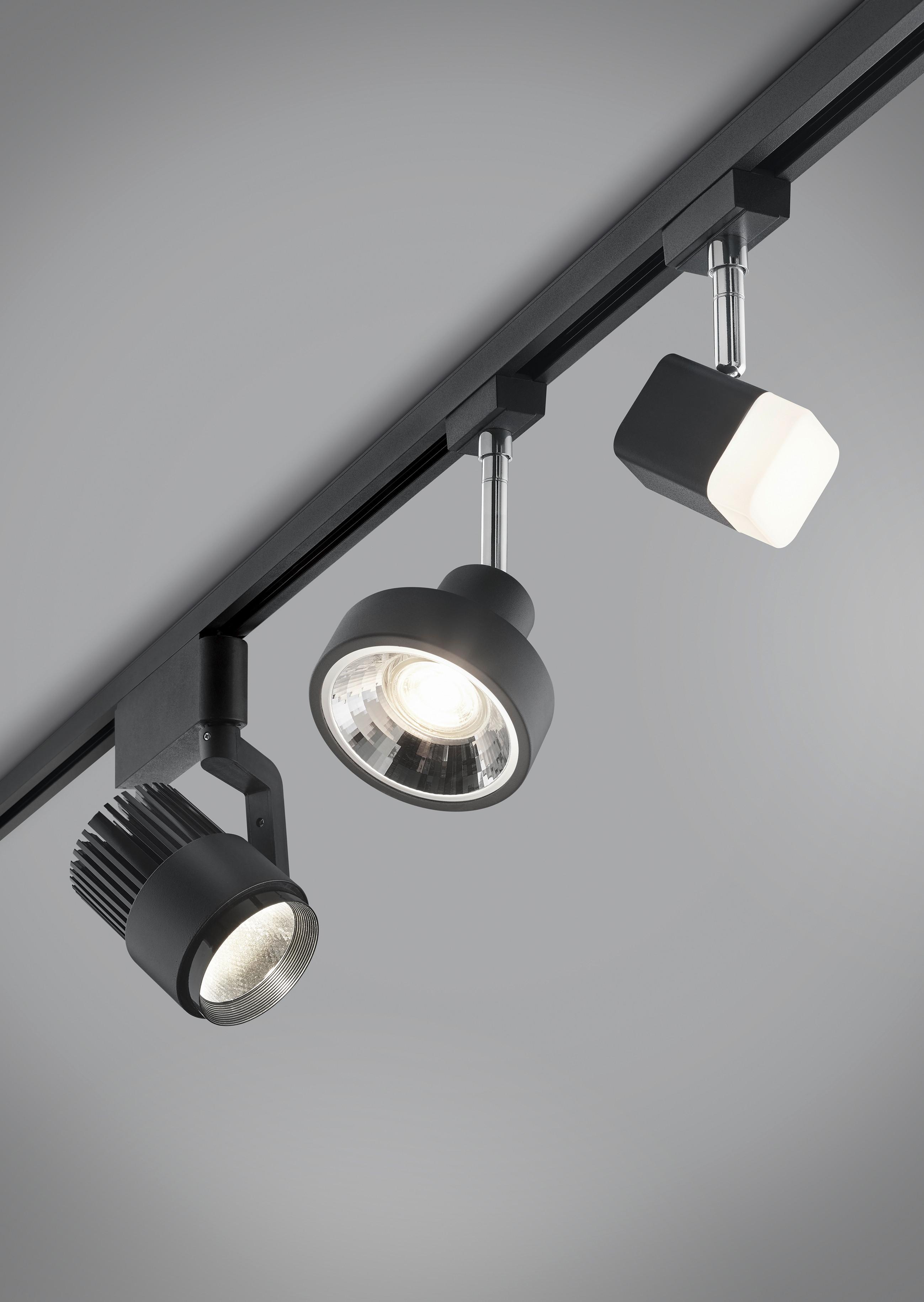 Deckenleuchte Duoline Radiator Schwarz max. 15 Watt - Schwarz, Basics, Metall (23/22,3/9cm) - Trio Leuchten