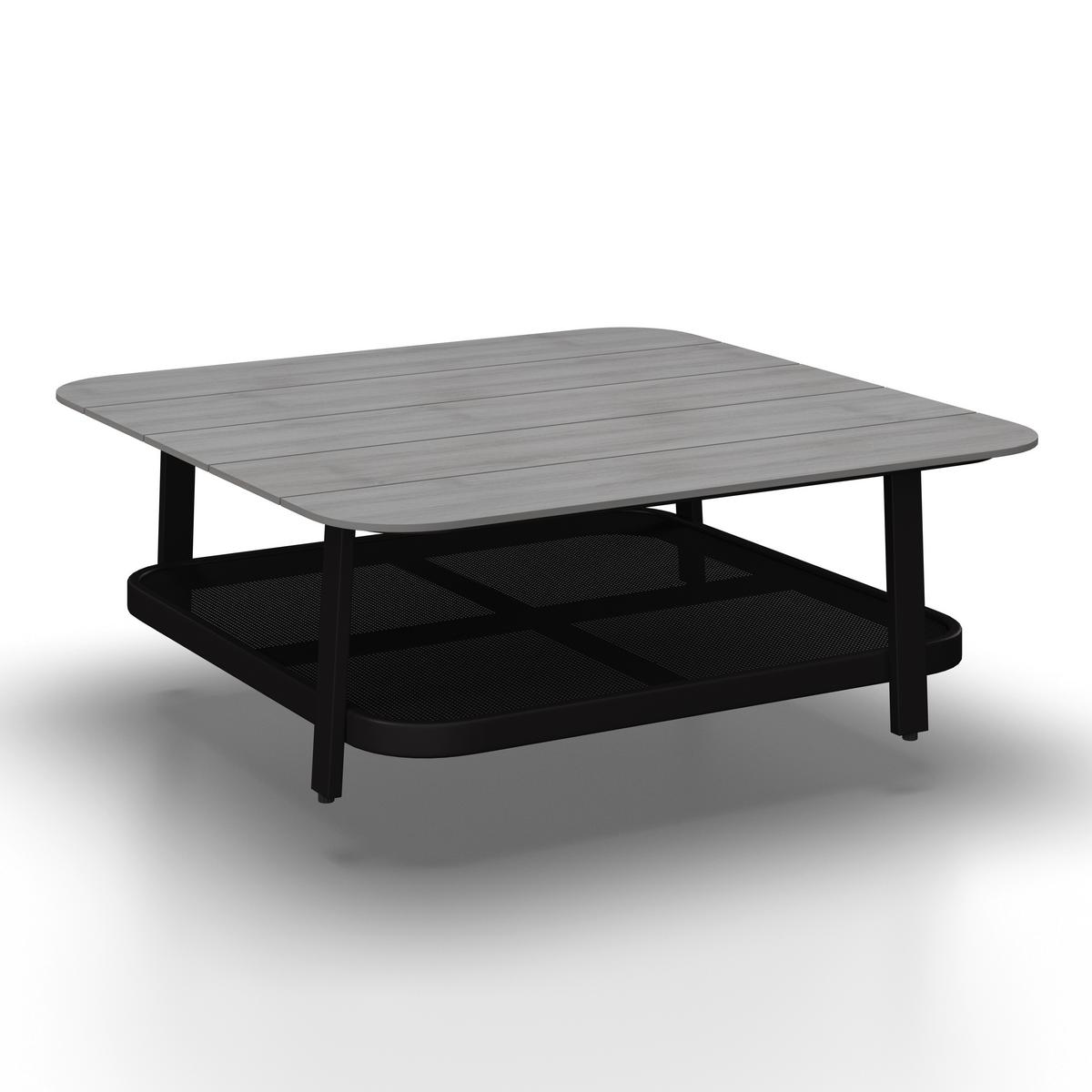 Kerti Garnitúra Mara - fekete/sötétszürke, Modern, műanyag/textil (186/61/76,5cm) - Bessagi Garden