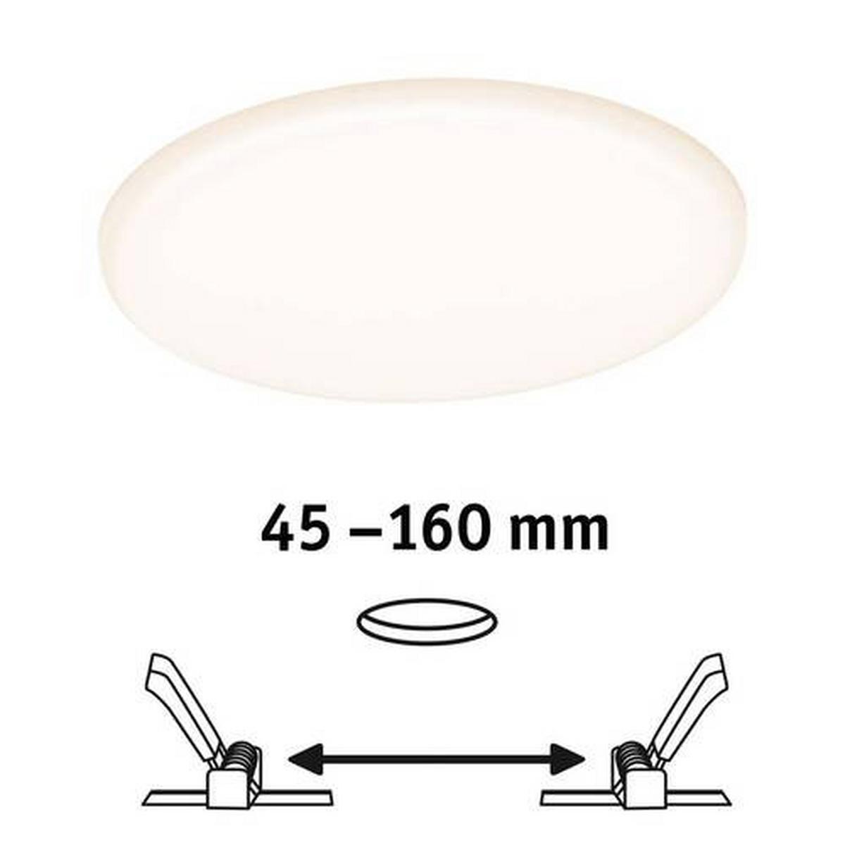 LED-Paneel Veluna VariFit in Weiß max. 17 Watt - Design, Kunststoff (18,5/1cm) - Paulmann